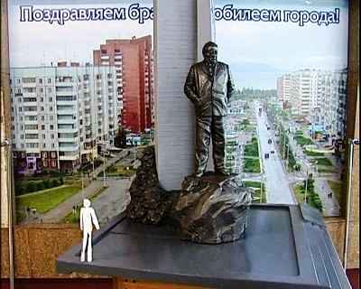 Макет памятника Ивану Ивановичу Наймушину-первому почетному горожанину Братска