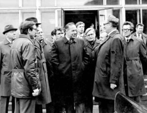 1968 г. А.Н. Косыгин, председатель Совета Министров СССР с руководителями , автор Перк Н.И.