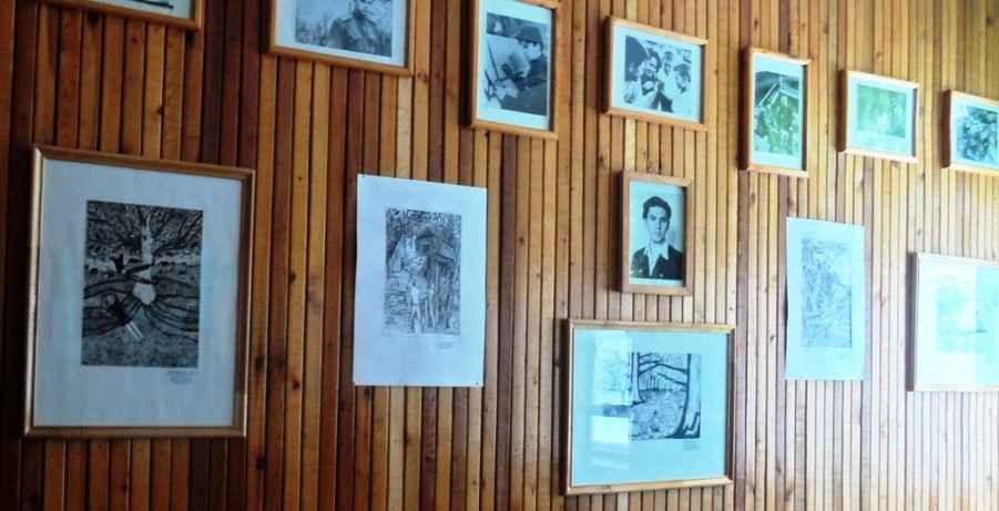 Фотографии и рисунки в музее Михасенко