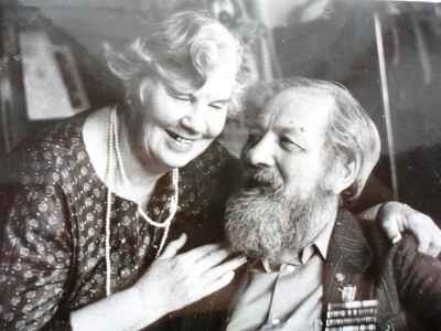 Мария Ивановна и Евгений Петрович Верещагины