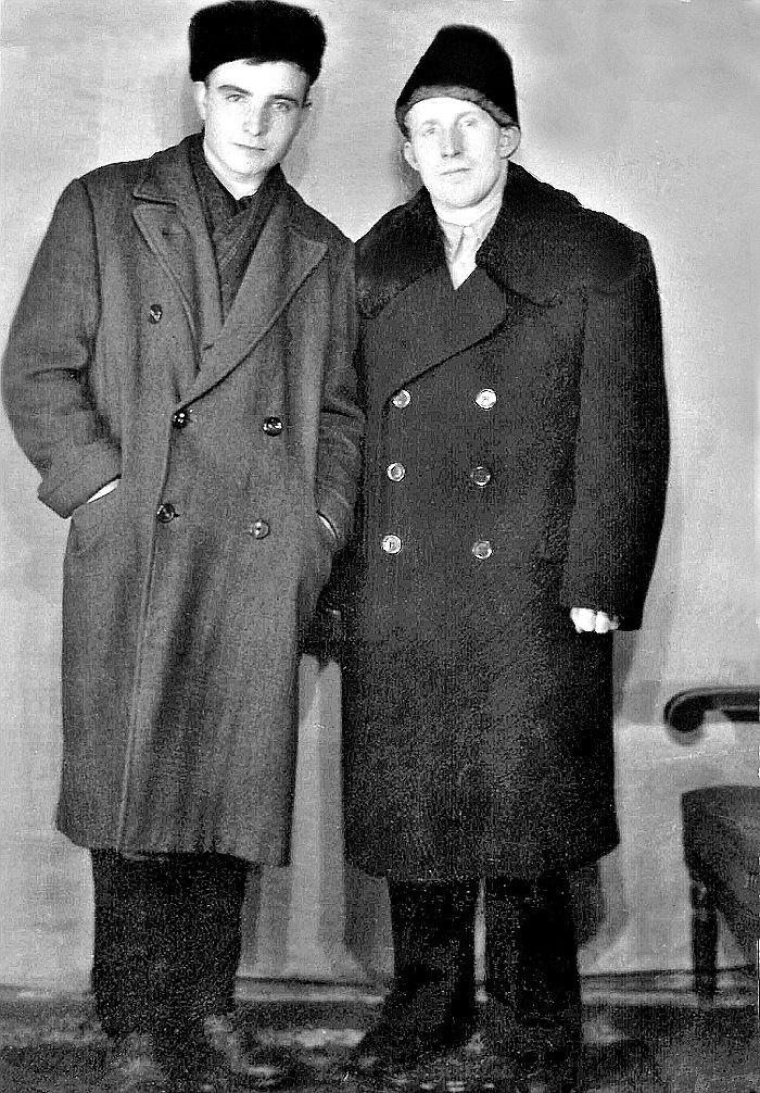 1962 год.Братья Николай и Александр Петровы, г. Калинин