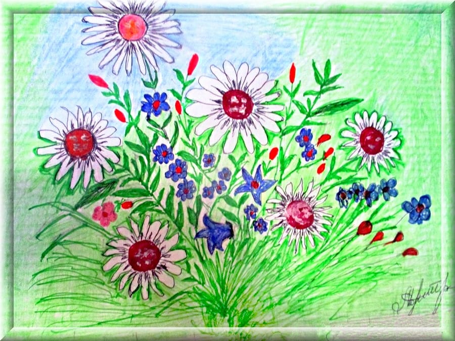 Рисунок с цветами