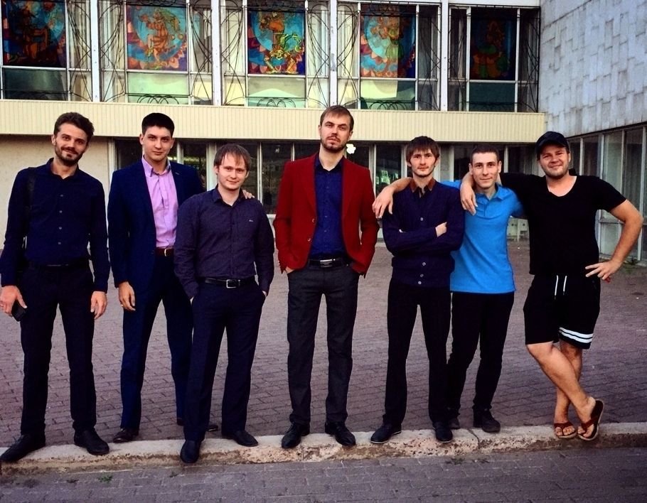 Участники съёмок в Братске