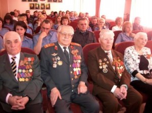 Bratsk. UVD. Congratulations veterans