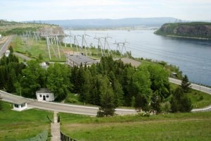 Bratsk hydroelectric plant. Substation. Братская ГЭС. Подстанция